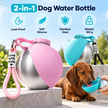 AquaPup™ Portable Dog Water Bottle